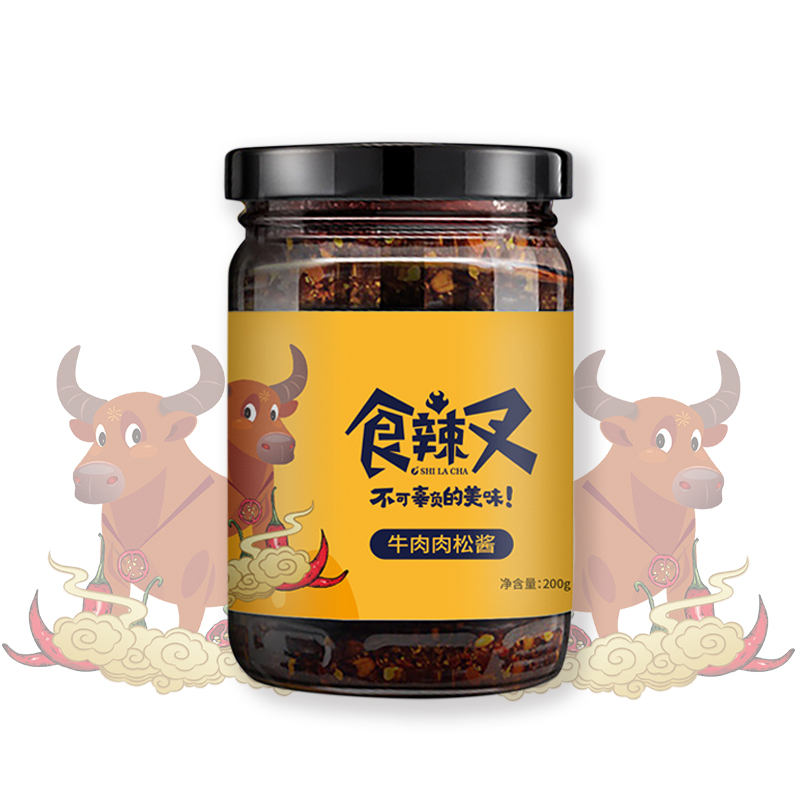 食辣叉-牛肉肉松醬-瓶裝 食辣叉-牛肉肉松醬-瓶裝